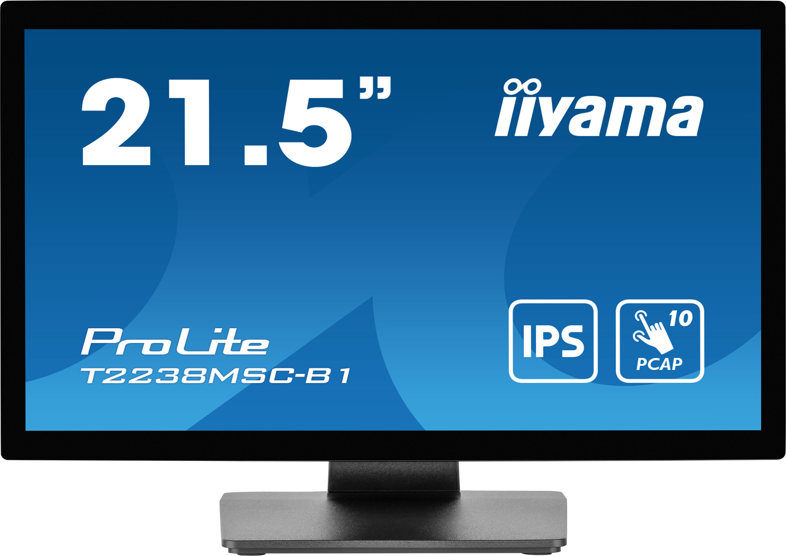 iiyama ProLite T2238MSC-B1 écran plat de PC 54,6 cm (21.5") 1920 x 1080 pixels Full HD LED Écran tactile Noir