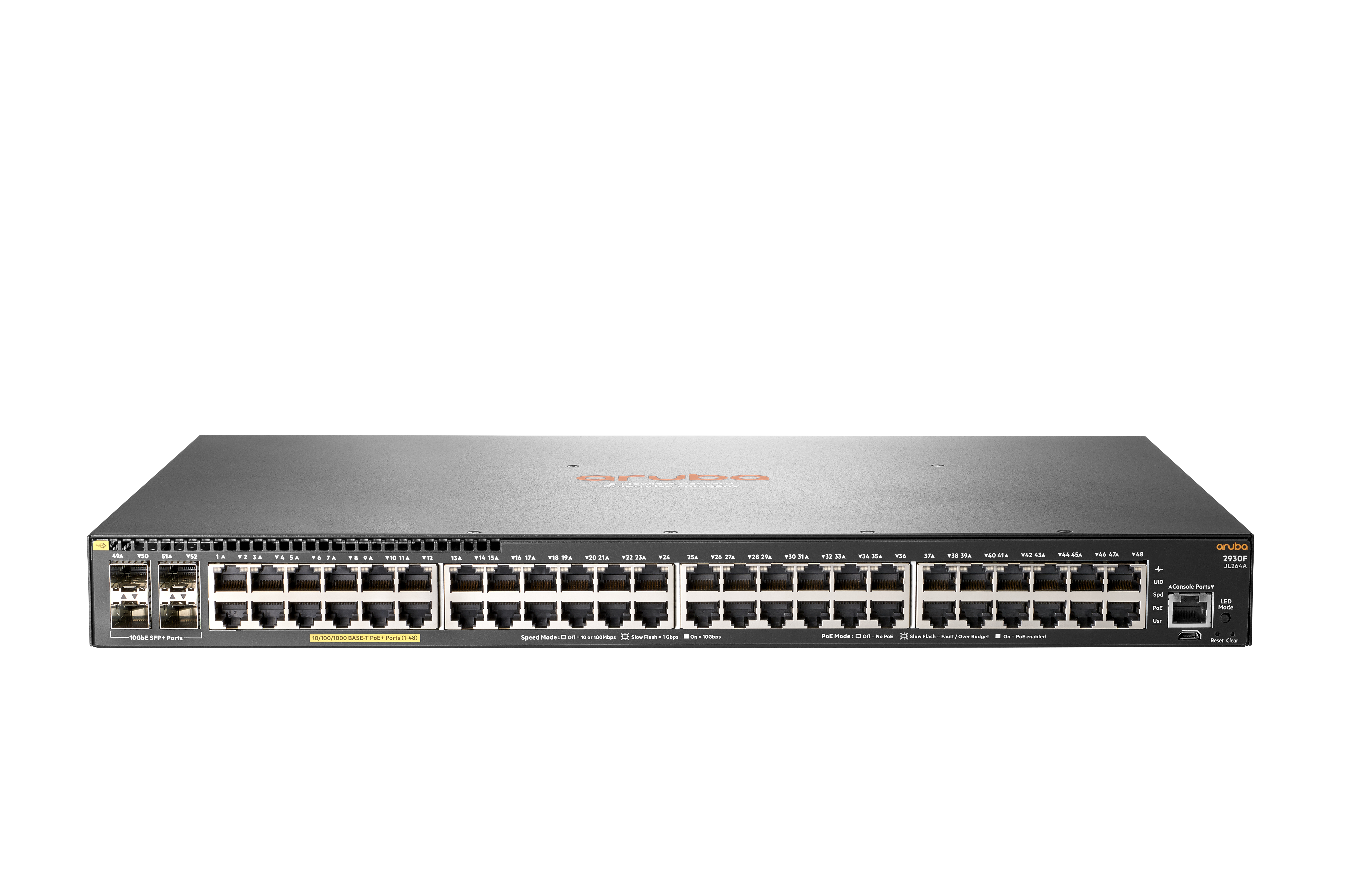 Aruba 2930F 48G PoE+ 4SFP+ T Switch Aruba 2930F 48G PoE+ 4SFP+ T Switch