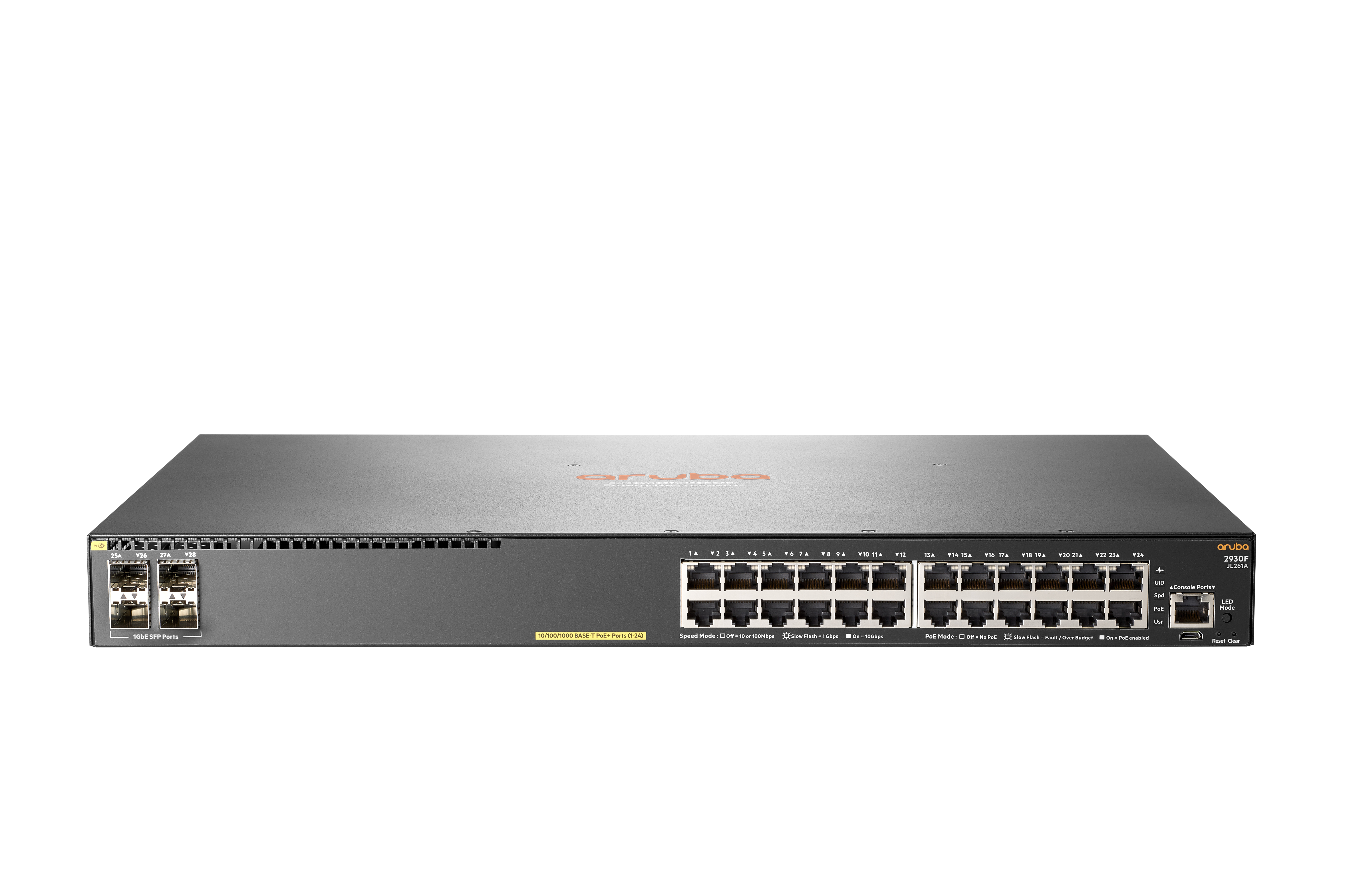 HPE Aruba 2930F 24G PoE+ 4SFP HPE Aruba 2930F 24G PoE+ 4SFP