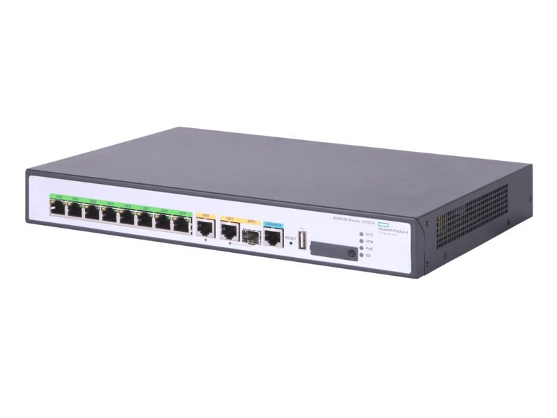 HPE MSR958 Routeur connecté Gigabit Ethernet Gris HPE MSR958 Routeur connecté Gigabit Ethernet Gris