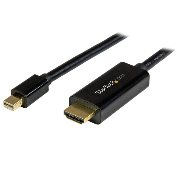 StarTech.com Câble adaptateur Mini DisplayPort vers HDMI de 5 m - 4K 30 Hz - Noir StarTech.com Câble adaptateur Mini DisplayPort vers HDMI de 5 m - 4K 30 Hz - Noir