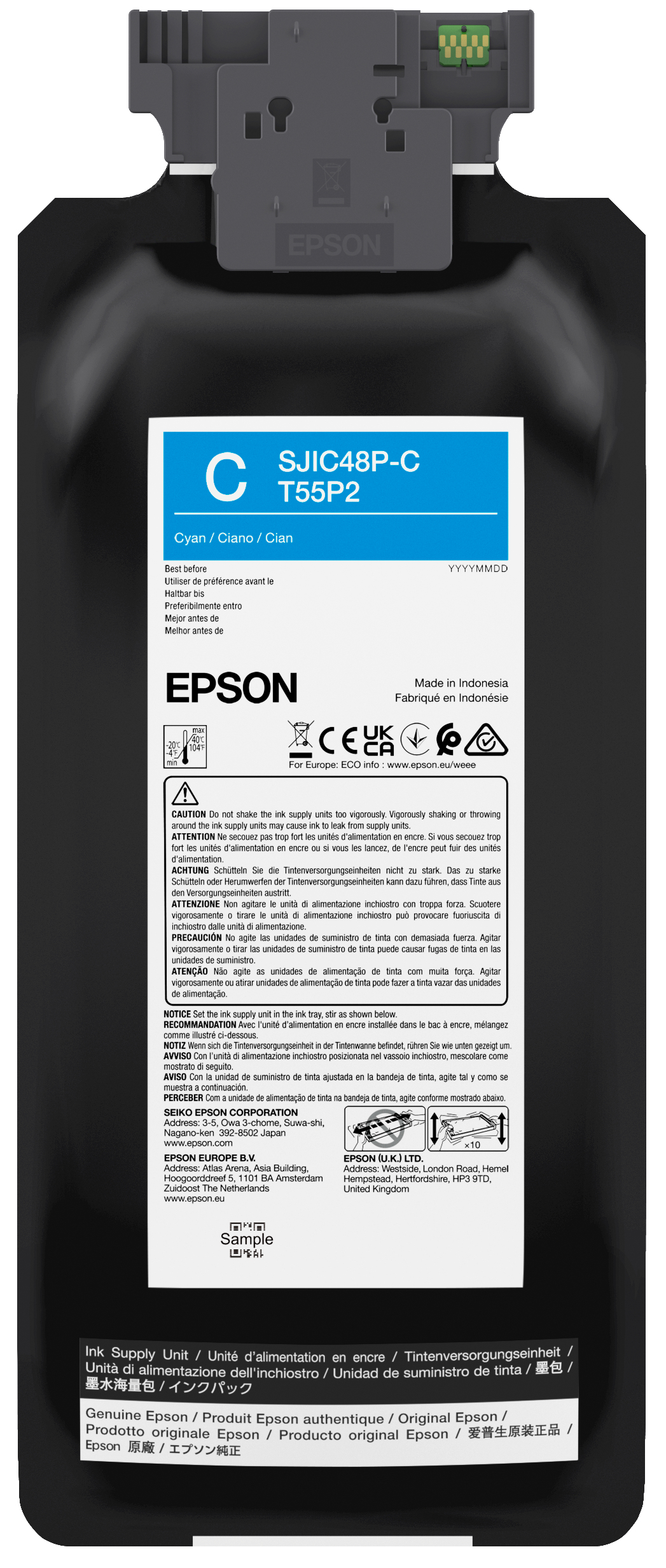 Epson SJIC48P-C cartouche d'encre 1 pièce(s) Original Cyan