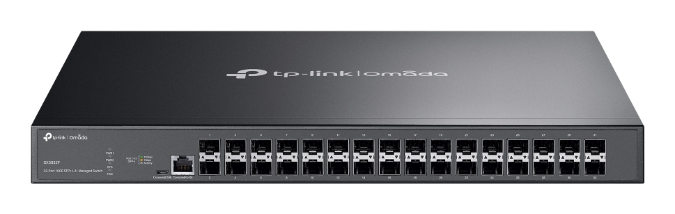 TP-Link Omada SX3032F commutateur réseau Géré L2+ Noir TP-Link Omada SX3032F commutateur réseau Géré L2+ Noir