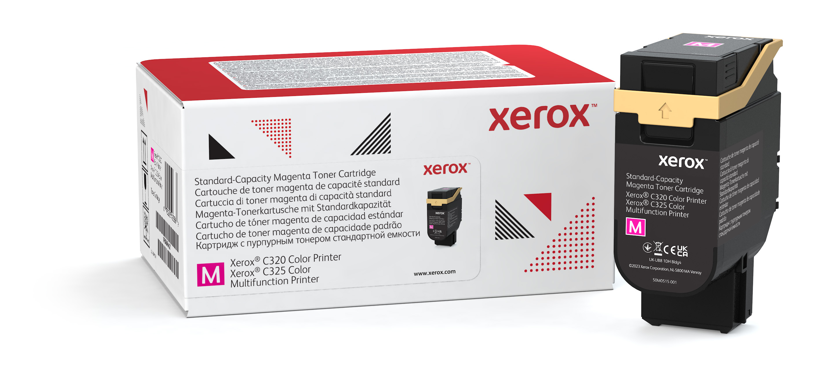 Xerox Cartouche de toner Magenta de Capacité standard Imprimante couleur ® C320?/?multifonctions ® C325 (1800 pages) - 006R04821 Xerox Cartouche de toner Magenta de Capacité standard Imprimante couleur ® C320?/?multifonctions ® C325 (1800 pages) - 006R04821