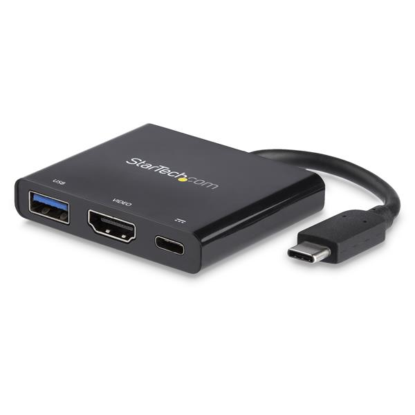 StarTech.com Adaptateur multiport USB-C vers HDMI avec Power Delivery et port USB-A StarTech.com Adaptateur multiport USB-C vers HDMI avec Power Delivery et port USB-A