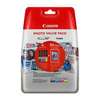 Canon CLI-551XL C/M/Y/BK Photo Value Pack Canon CLI-551XL C/M/Y/BK Photo Value Pack