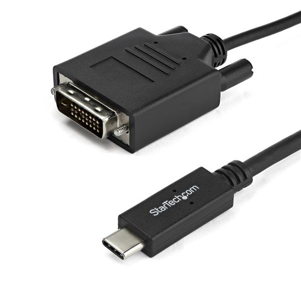 StarTech.com Câble adaptateur USB-C vers DVI-D de 2 m - 1920 x 1200 StarTech.com Câble adaptateur USB-C vers DVI-D de 2 m - 1920 x 1200