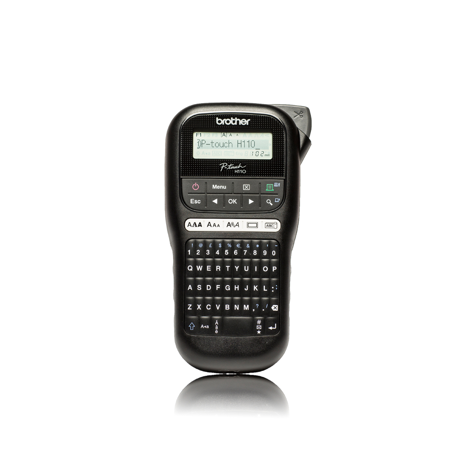 Brother PT-H110 imprimante pour étiquettes Transfert thermique 180 x 180 DPI TZe QWERTY Brother PT-H110 imprimante pour étiquettes Transfert thermique 180 x 180 DPI TZe QWERTY