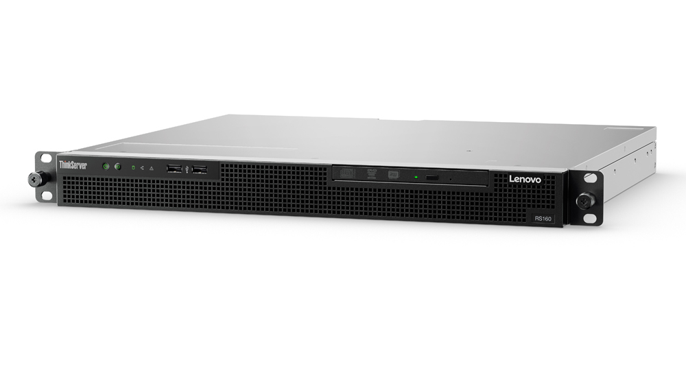 Lenovo ThinkServer RS160 serveur 3 GHz 8 Go Rack (1 U) Intel® Xeon® E3 v5 300 W DDR4-SDRAM