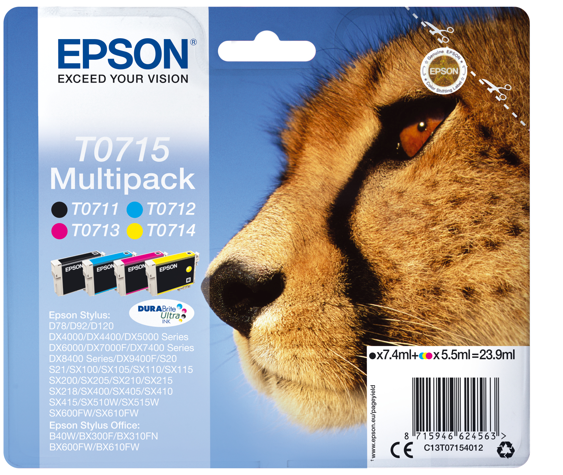 Epson T0715 Multipack Epson T0715 Multipack