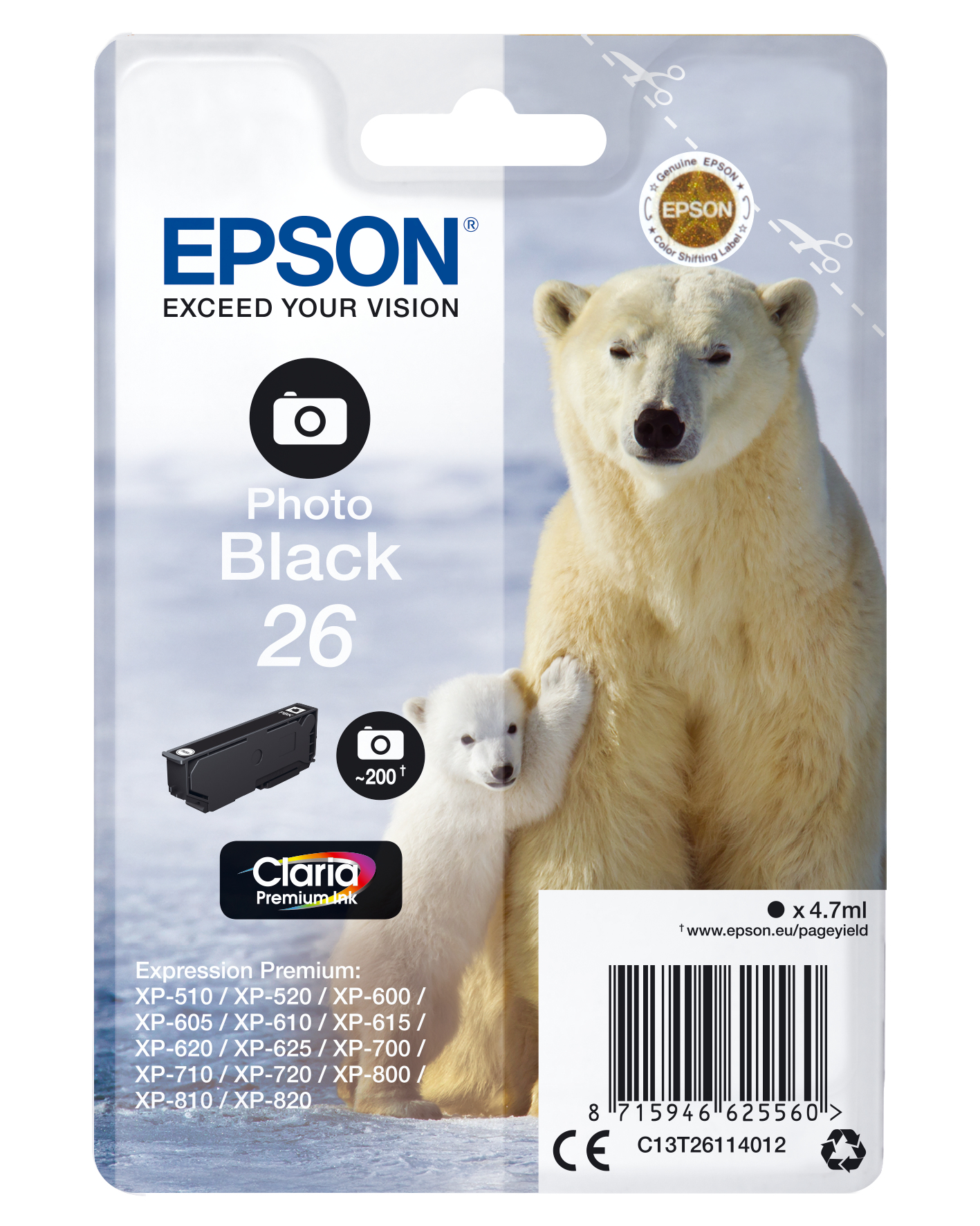 CLARIA PREMIUM INK PHOTO BLK 26 CLARIA PREMIUM INK PHOTO BLK 26