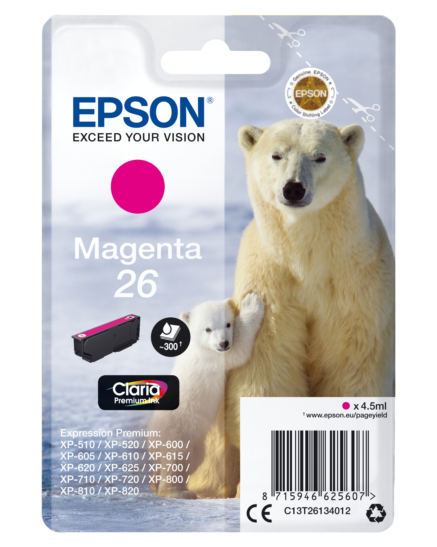 CLARIA PREMIUM INK MAGENTA 26 CLARIA PREMIUM INK MAGENTA 26