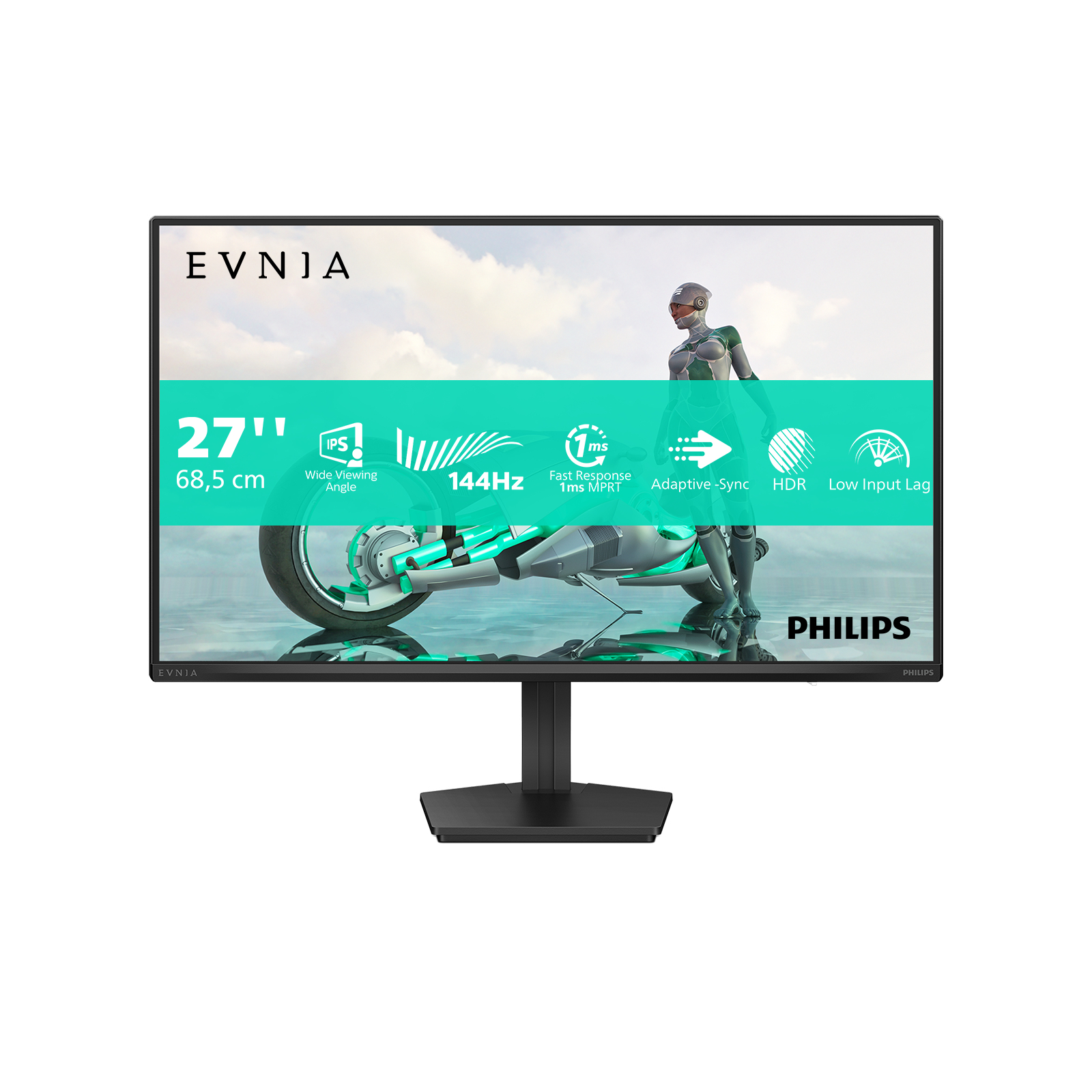 Philips Evnia 3000 27M2N3200NF/00 écran plat de PC 68,6 cm (27") 1920 x 1080 pixels Full HD LCD Gris