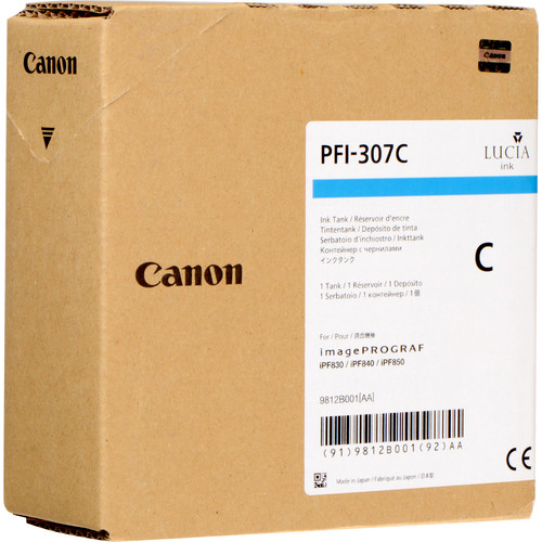 Ink Tank Cyan PFI-307 C 330 ml Ink Tank Cyan PFI-307 C 330 ml