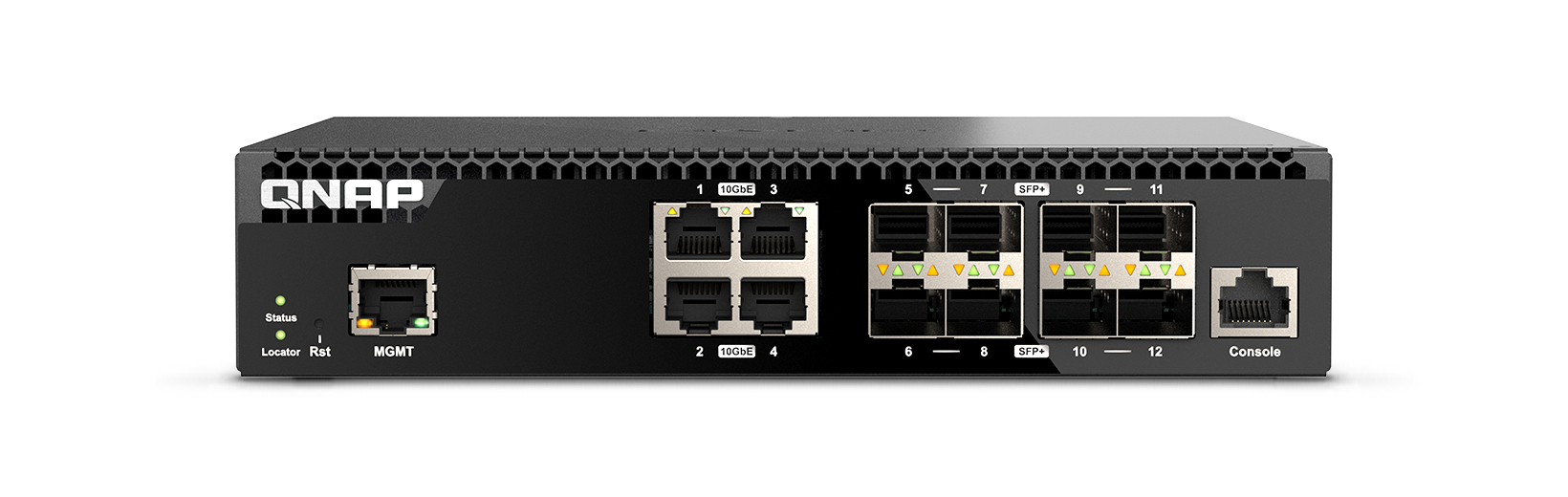 QNAP QSW-M3212R-8S4T commutateur réseau Géré 10G Ethernet (100/1000/10000) 1U QNAP QSW-M3212R-8S4T commutateur réseau Géré 10G Ethernet (100/1000/10000) 1U