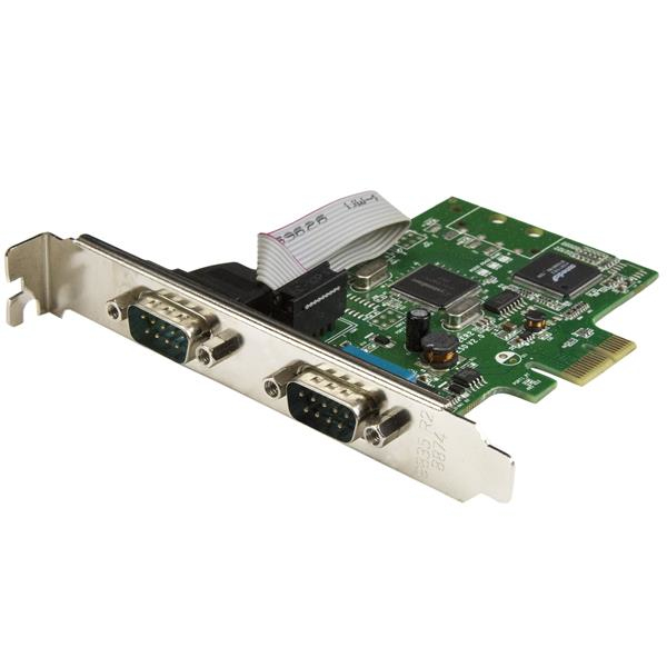 StarTech.com Carte PCI Express à 2 ports série DB9 RS232 StarTech.com Carte PCI Express à 2 ports série DB9 RS232