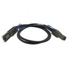 câble Serial Attached SCSI (SAS) 2 m Noir, Métallique