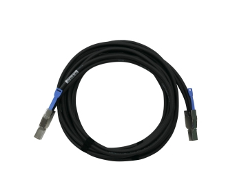 câble Serial Attached SCSI (SAS) 3 m Noir, Métallique câble Serial Attached SCSI (SAS) 3 m Noir, Métallique