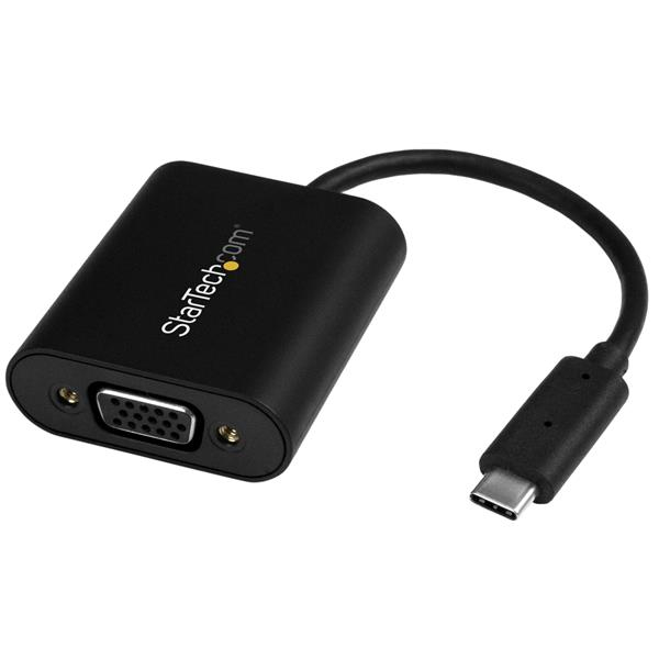 StarTech.com Adaptateur USB-C vers VGA avec switch pour mode Présentateur StarTech.com Adaptateur USB-C vers VGA avec switch pour mode Présentateur