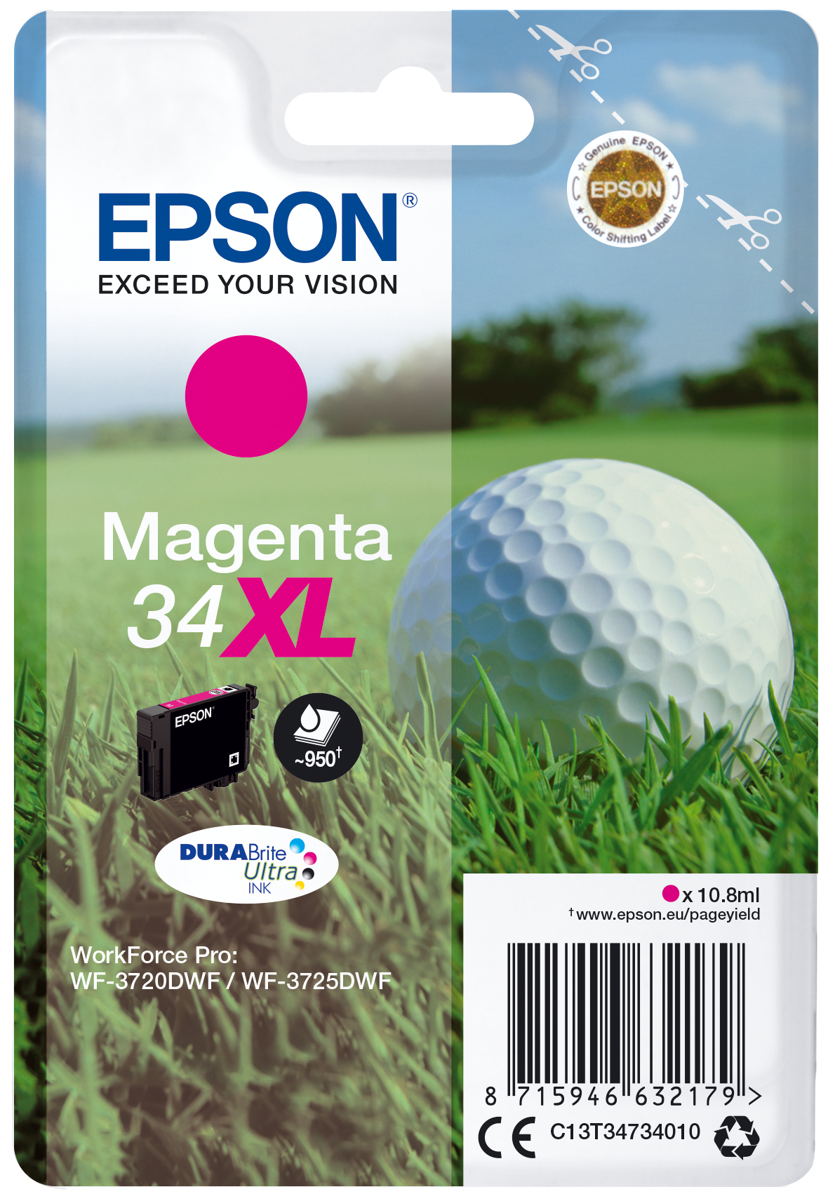 Singlepack Magenta 34XL Singlepack Magenta 34XL