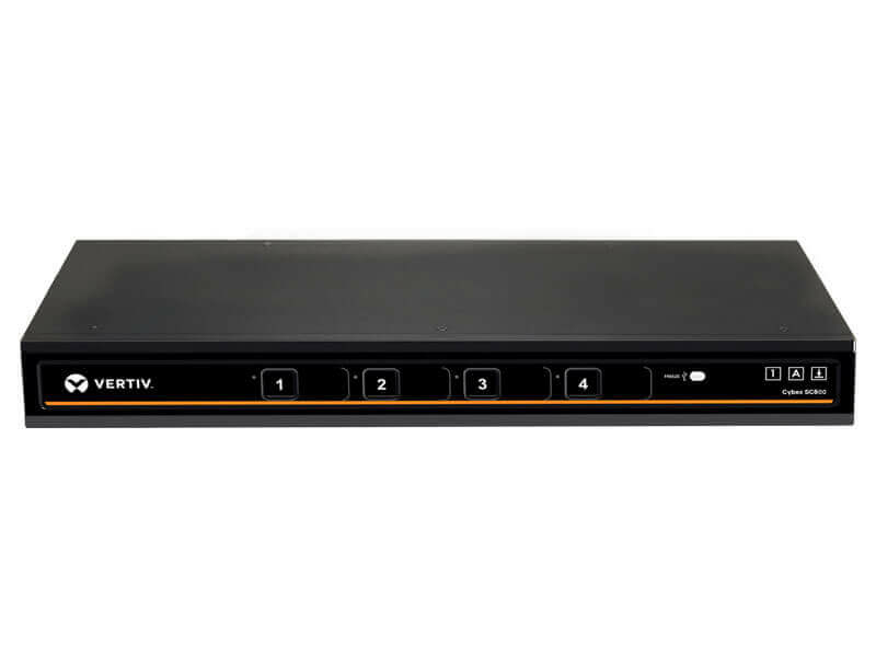 Vertiv SC940DVI-400 commutateur écran, clavier et souris Noir