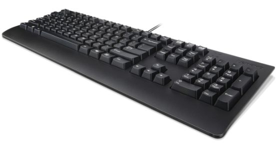 Lenovo Preferred Pro II clavier USB QWERTY Finlandais, Suédois Noir