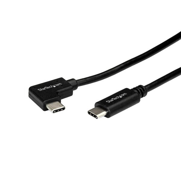 StarTech.com Câble USB-C coudé à angle droit de 1 m - M/M - USB 2.0 StarTech.com Câble USB-C coudé à angle droit de 1 m - M/M - USB 2.0