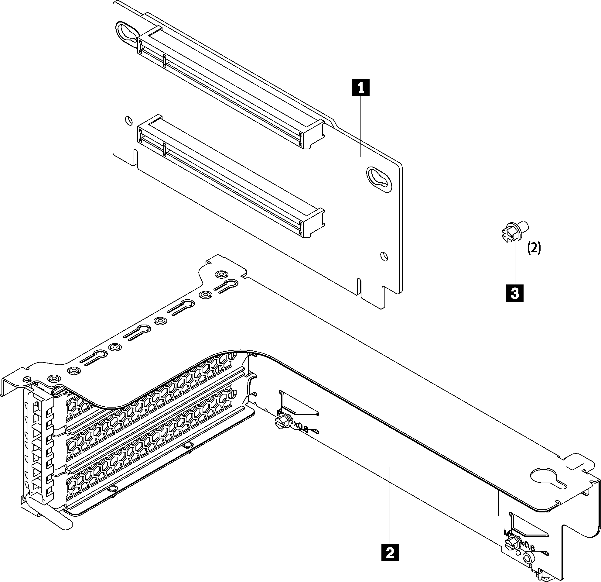 Lenovo Riser 1 Kit Lenovo Riser 1 Kit