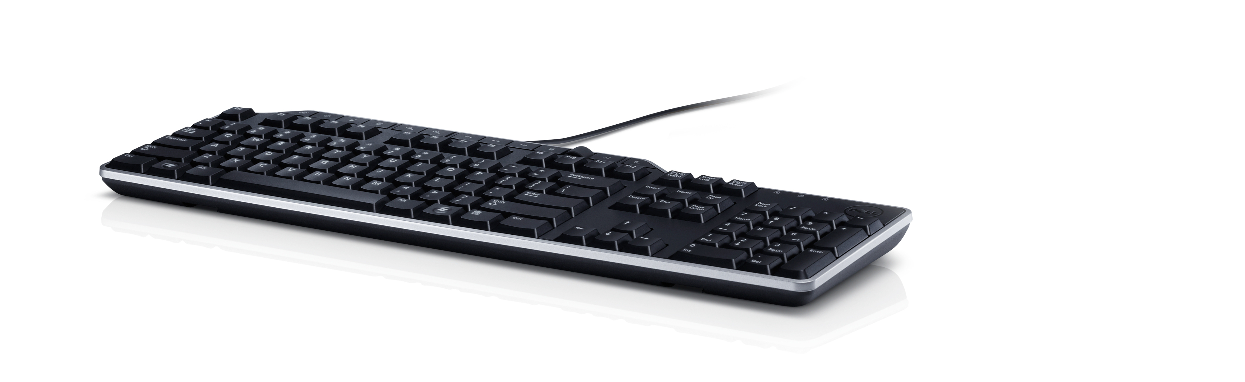 KB522 clavier USB QWERTY US International Noir