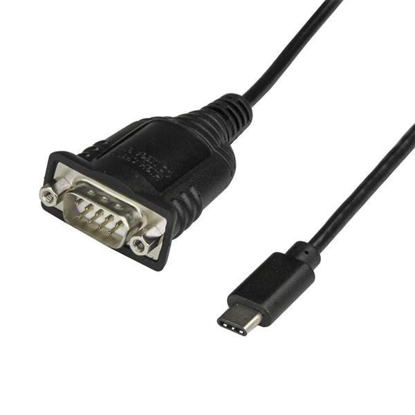 StarTech.com Câble adaptateur USB-C vers série DB9 RS232 avec rétention COM StarTech.com Câble adaptateur USB-C vers série DB9 RS232 avec rétention COM