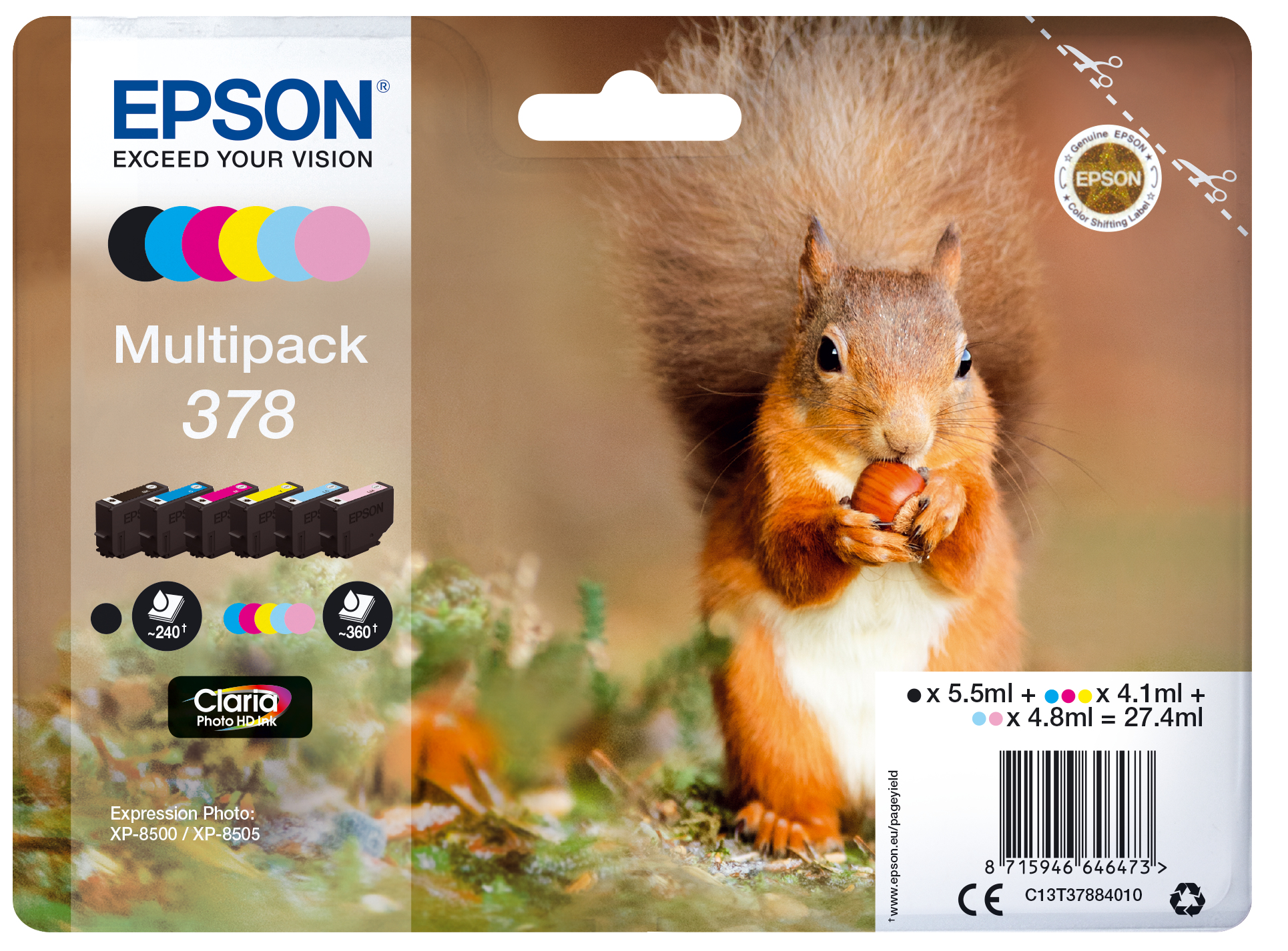 Multipack 6-colours 378 Multipack 6-colours 378