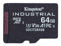 Kingston Technology Industrial 64 Go MicroSDXC UHS-I Classe 10 Kingston Technology Industrial 64 Go MicroSDXC UHS-I Classe 10