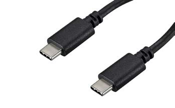 Fujitsu S26391-F6058-L101 câble USB 1 m 3.2 Gen 2 (3.1 Gen 2) USB C Noir