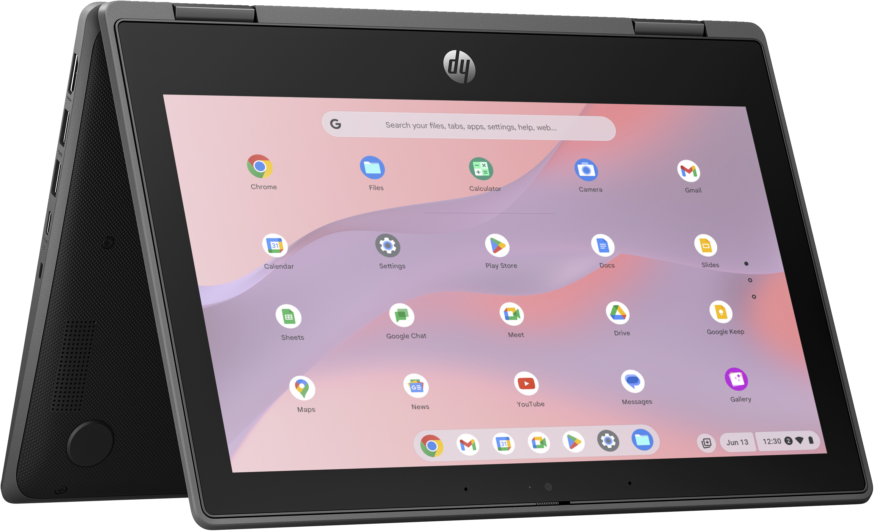 HP Fortis x360 5P9M2EA#UUG laptop Intel® N N100 Chromebook 29,5 cm (11.6") Écran tactile HD 4 Go LPDDR5-SDRAM 32 Go eMMC Wi-Fi 6E (802.11ax) ChromeOS Noir