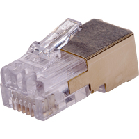 connecteur de fils RJ-12 Or, Blanc connecteur de fils RJ-12 Or, Blanc