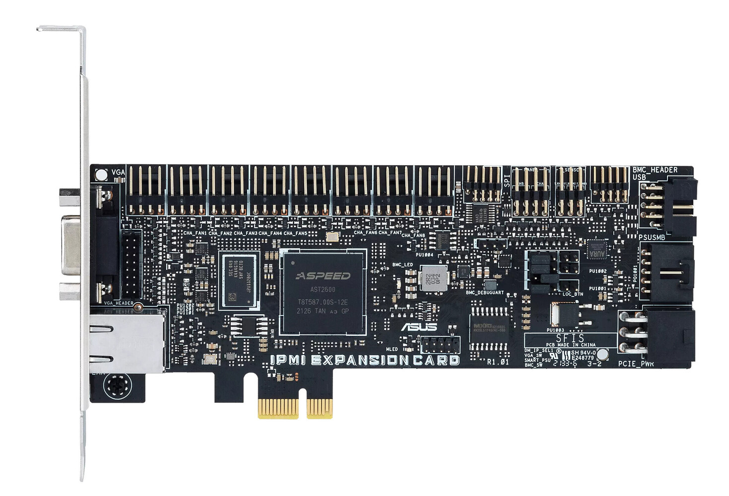 ASUS IPMI EXPANSION CARD-SI carte et adaptateur d'interfaces Interne RJ-45, VGA