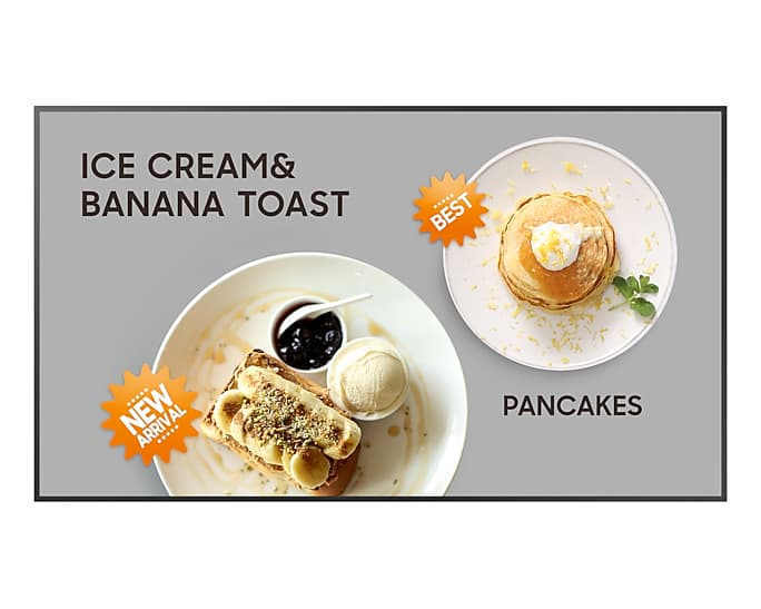 Samsung LH32QMCEBGCXEN Écran d'affichage dynamique Écran plat de signalisation numérique 81,3 cm (32") LCD Wifi 400 cd/m² Noir Tizen 7.0