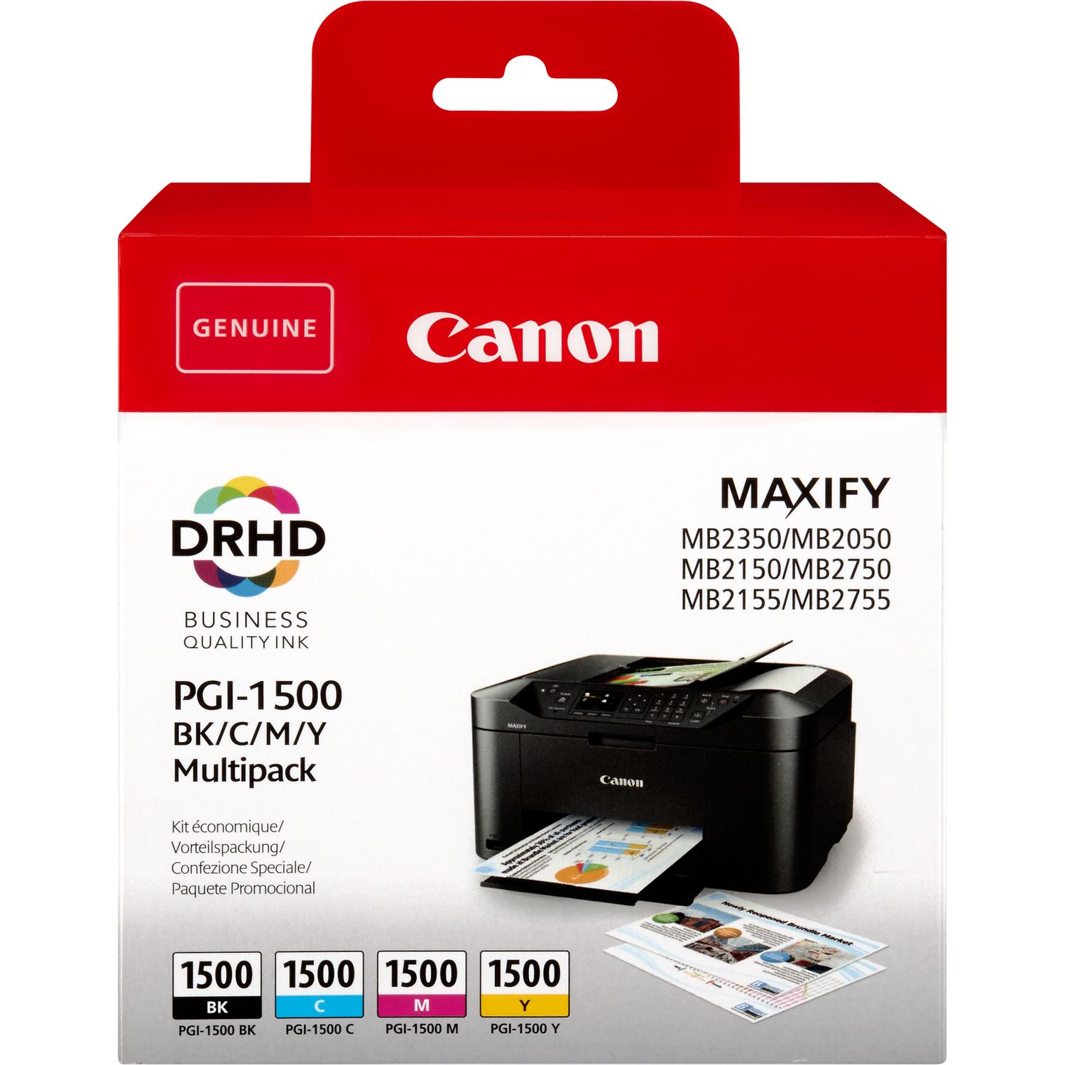 Canon PGI-1500 BK/C/M/Y Multipack Canon PGI-1500 BK/C/M/Y Multipack