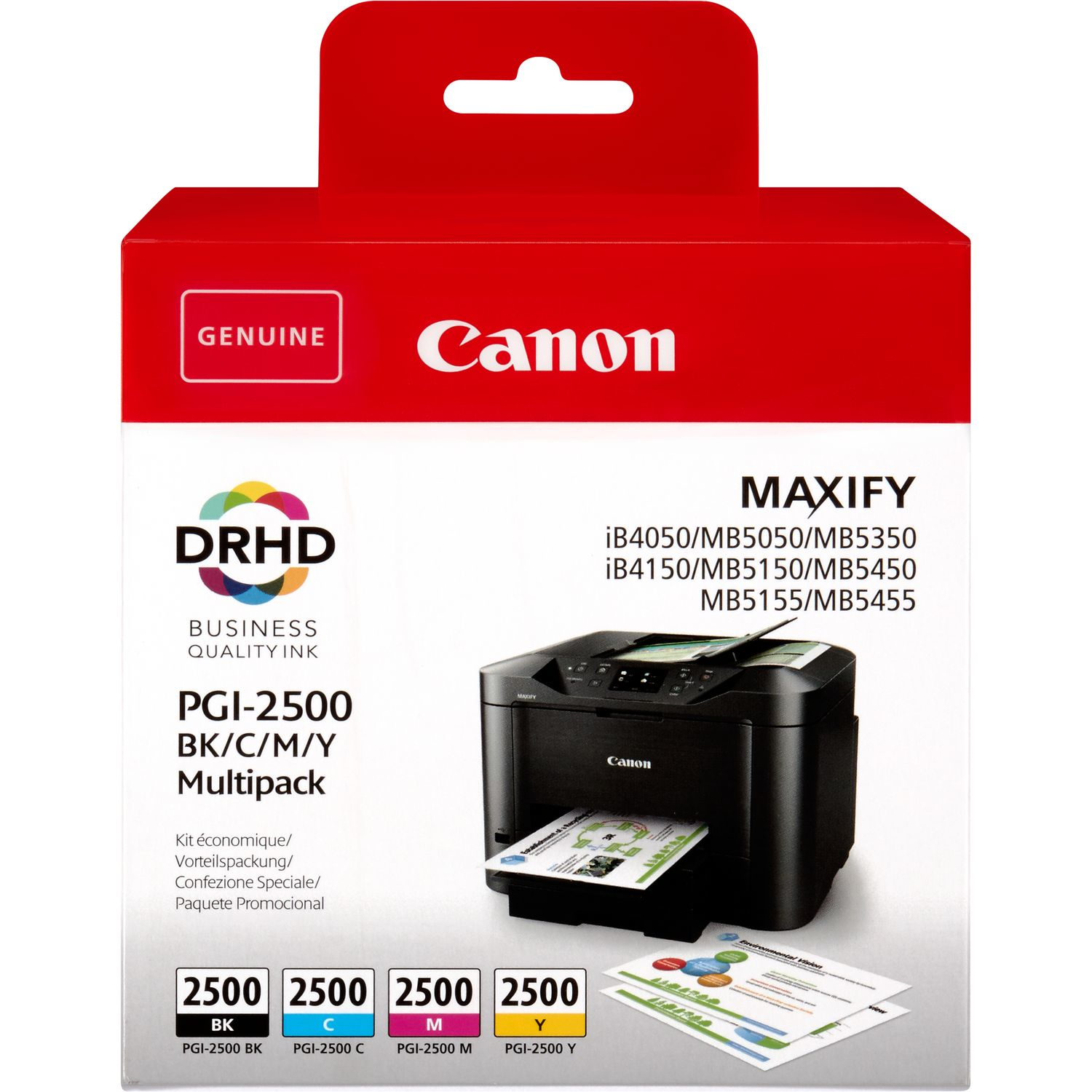 Canon PGI-2500 BK/C/M/Y Multipack Canon PGI-2500 BK/C/M/Y Multipack