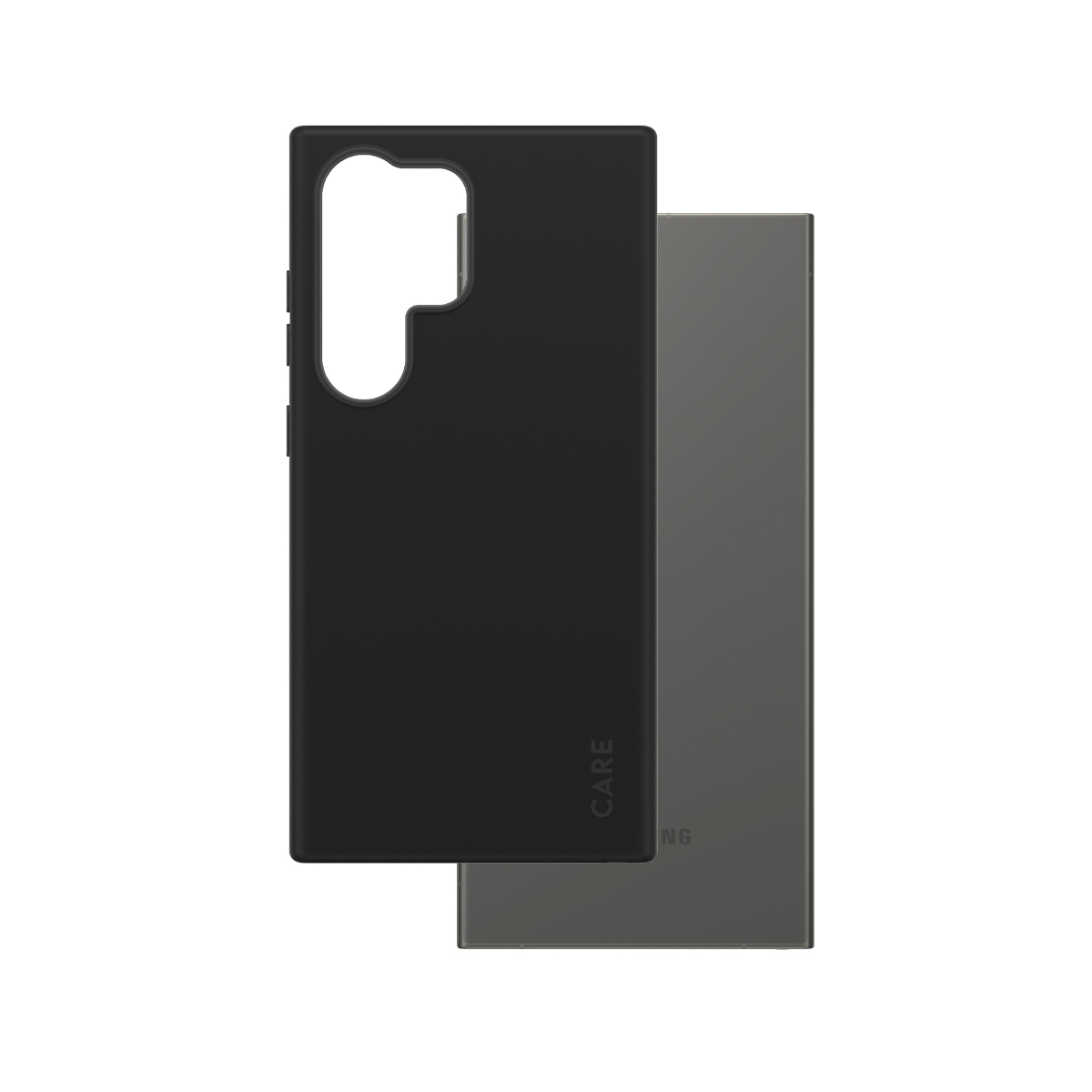 PanzerGlass CARE by ® Fashionable Case Black w. Qi Compatible Samsung Galaxy S24 Ultra coque de protection pour téléphones portables Housse Noir