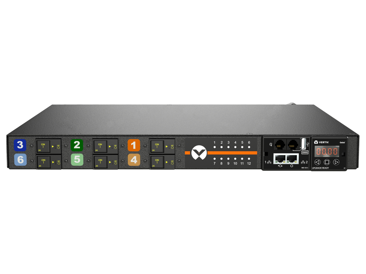 Vertiv Geist MGR3E1R6-12CF13-3PS56B2H10-S unité de distribution d'énergie 12 sortie(s) CA 0U Noir Vertiv Geist MGR3E1R6-12CF13-3PS56B2H10-S unité de distribution d'énergie 12 sortie(s) CA 0U Noir