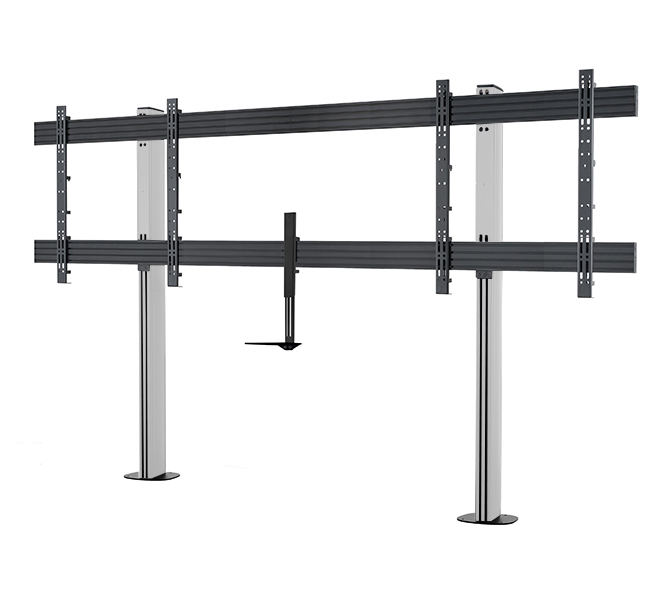 B-Tech BT8538 2,18 m (86") Noir, Argent Sol