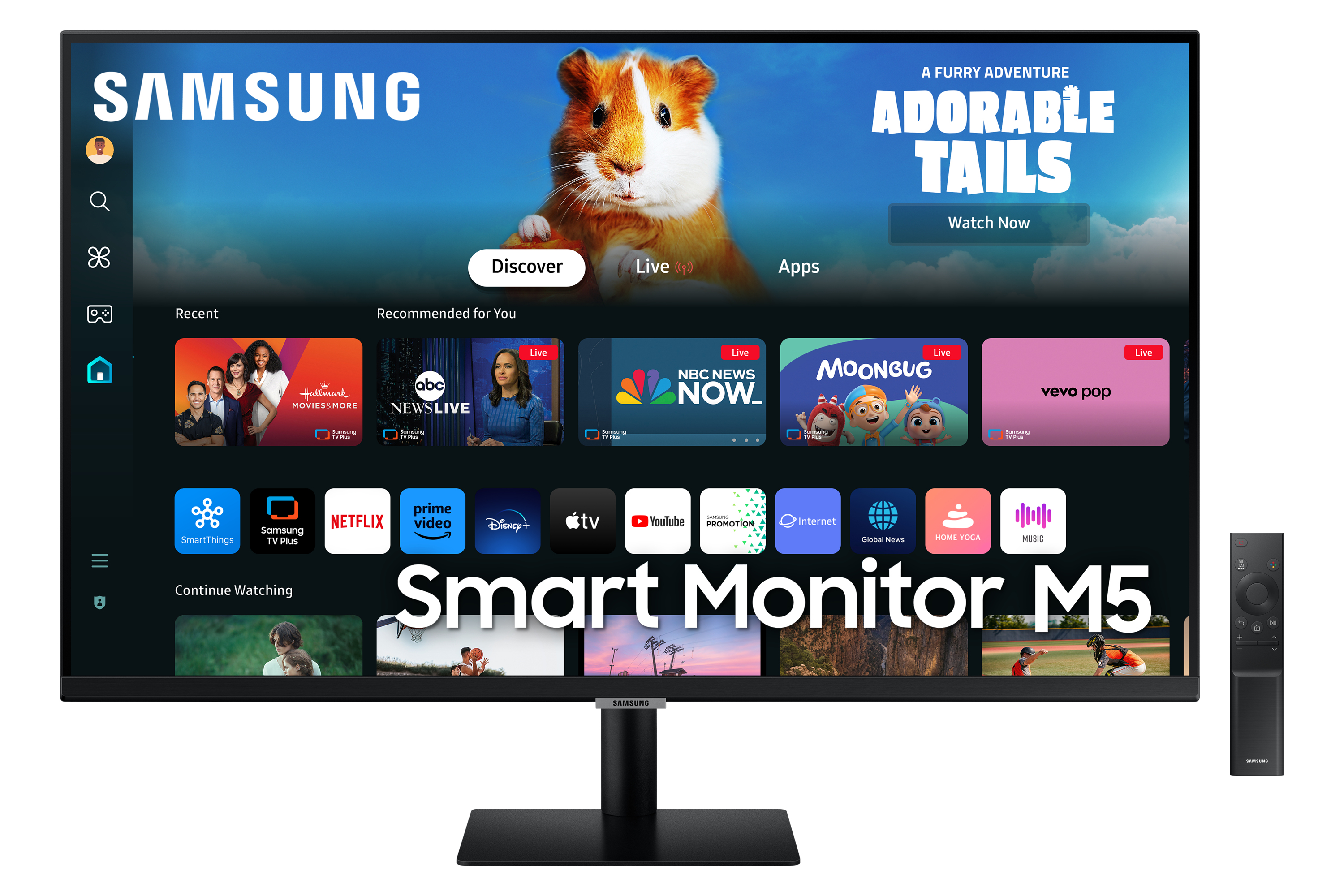 Samsung Smart Monitor M5 M50D écran plat de PC 81,3 cm (32") 1920 x 1080 pixels Full HD LED Noir Samsung Smart Monitor M5 M50D écran plat de PC 81,3 cm (32") 1920 x 1080 pixels Full HD LED Noir