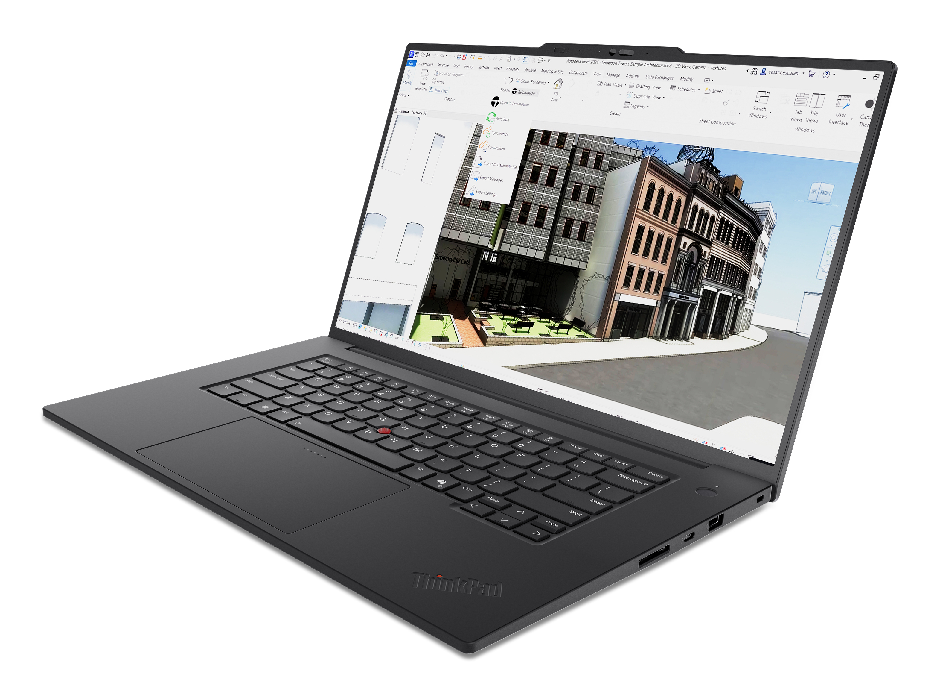 Lenovo ThinkPad P1 Gen 8 Intel Core Ultra 7 255H Station de travail mobile 40,6 cm (16") Écran tactile 3.2K 32 Go LPDDR5x-SDRAM 1 To SSD NVIDIA RTX PRO 2000 Blackwell Wi-Fi 7 (802.11be) Windows 11 Pro Belge Noir