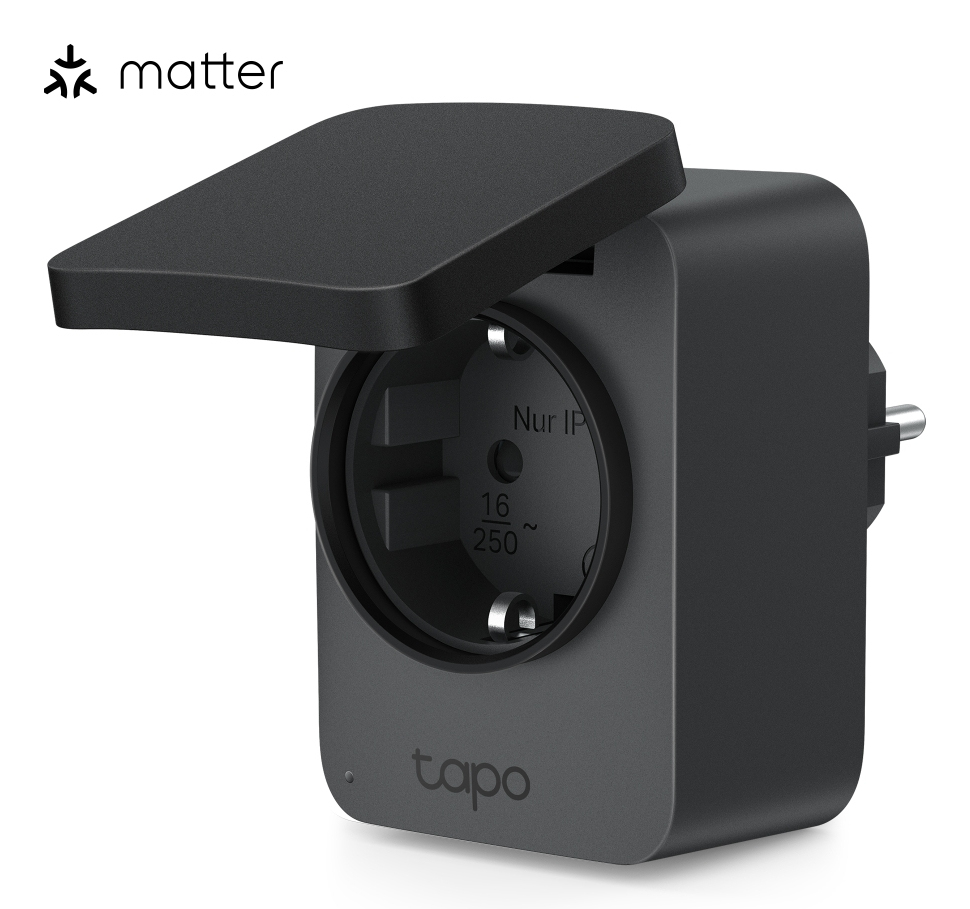 TP-Link Tapo P410M Prise intelligente 3680 W Maison Noir