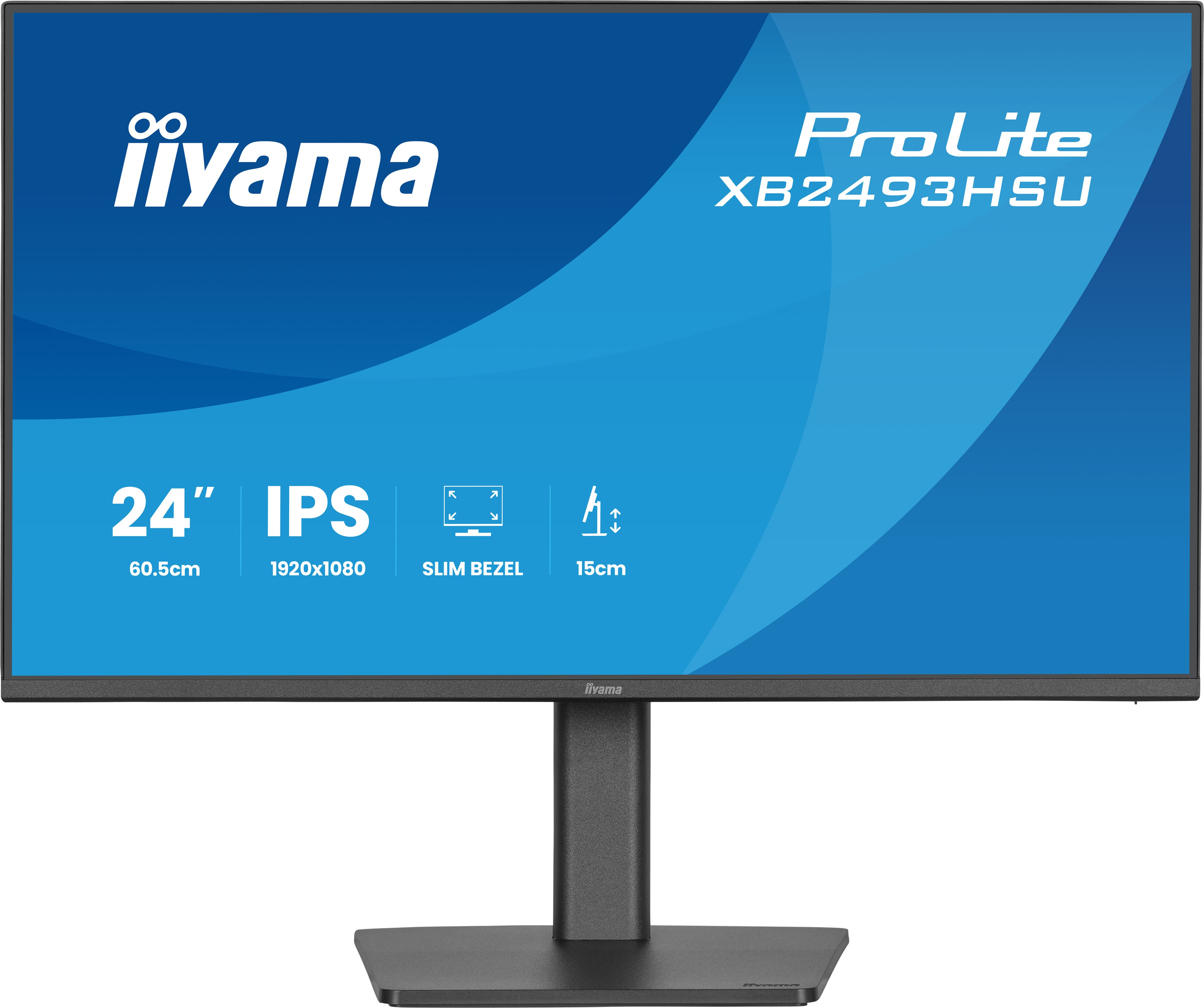 iiyama ProLite XB2493HSU-B1 écran plat de PC 60,5 cm (23.8") 1920 x 1080 pixels Full HD LED Noir