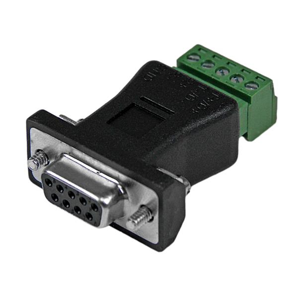 StarTech.com RS422 RS485 Serial DB9 -> Terminal Block Adapter Noir StarTech.com RS422 RS485 Serial DB9 -> Terminal Block Adapter Noir