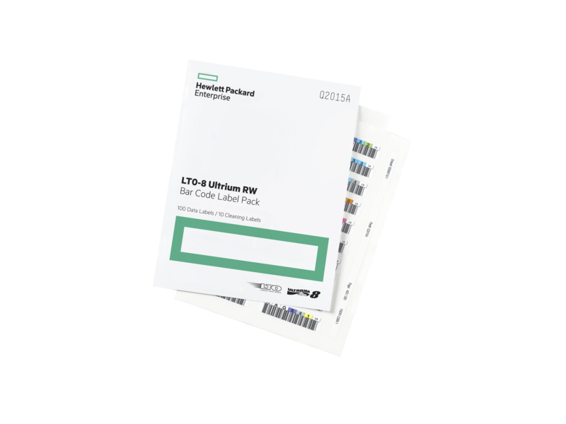 HPE LTO-8 Ultrium RW Bar Code Label Pack HPE LTO-8 Ultrium RW Bar Code Label Pack