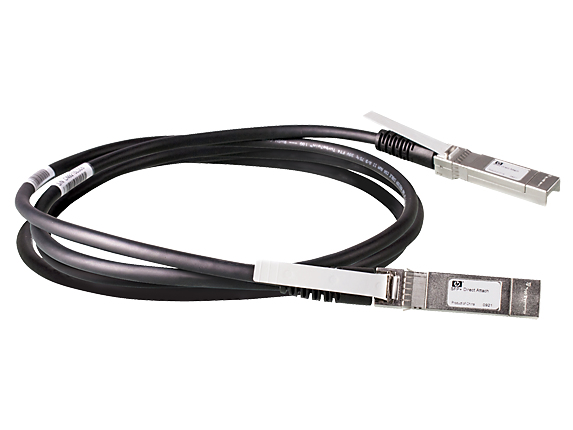HP 10G SFP+ to SFP+ 3m Direct Attach Copper câble d'InfiniBand SFP+ Noir HP 10G SFP+ to SFP+ 3m Direct Attach Copper câble d'InfiniBand SFP+ Noir