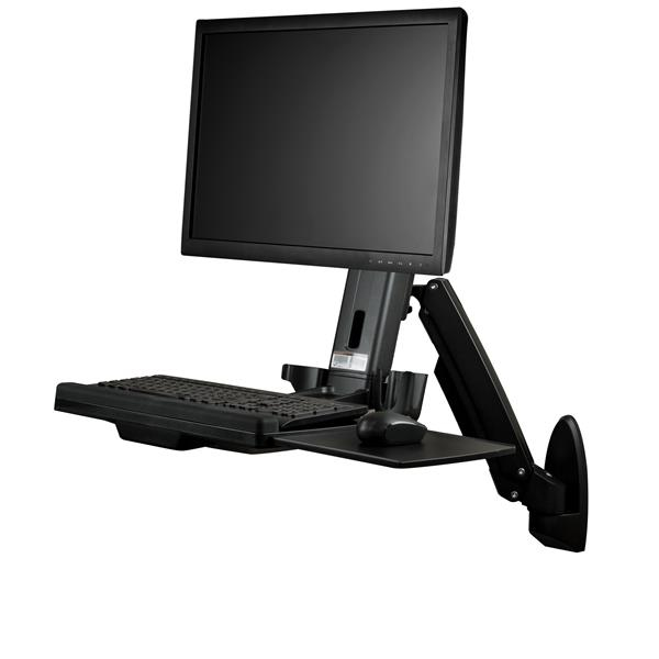StarTech.com Support de bureau debout mural pour écran à fixation VESA jusqu'à 24" et 8 kg StarTech.com Support de bureau debout mural pour écran à fixation VESA jusqu'à 24" et 8 kg